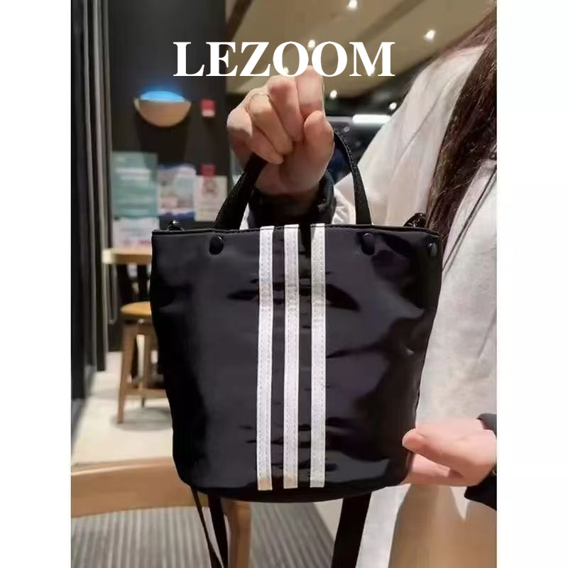 เลซูม กระเป๋าถือสามบาร์ อเนกประสงค์สำหรับทั้งชายและหญิง วัสดุผ้าอ๊อกฟอร์ด สะพายข้างหรือบนไหล่ได้