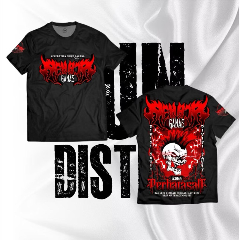 เสื้อยืด // เสื้อกล้าม Regas Zone Border Premium Dtf Screen Printing Premium 30s