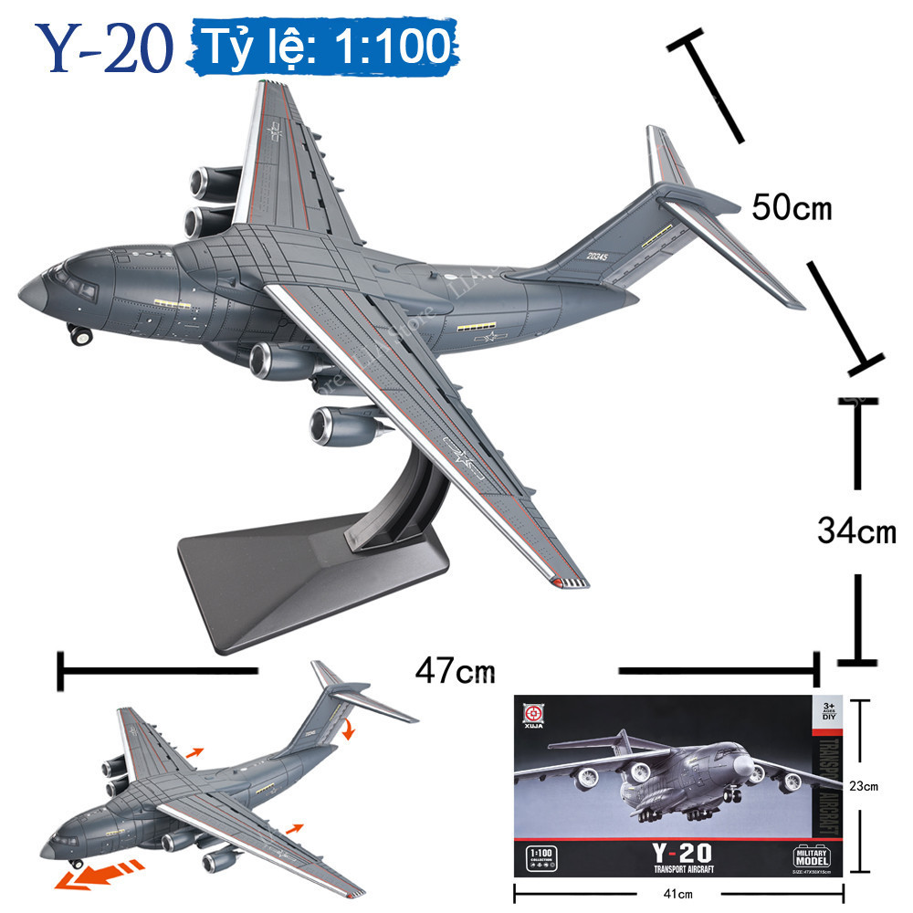 ประกอบเครื่องบินถังรุ่น Y-20, TU160, DF-61, F22 ทําจากพลาสติกแข็งตกแต่งของขวัญตกแต่ง M32