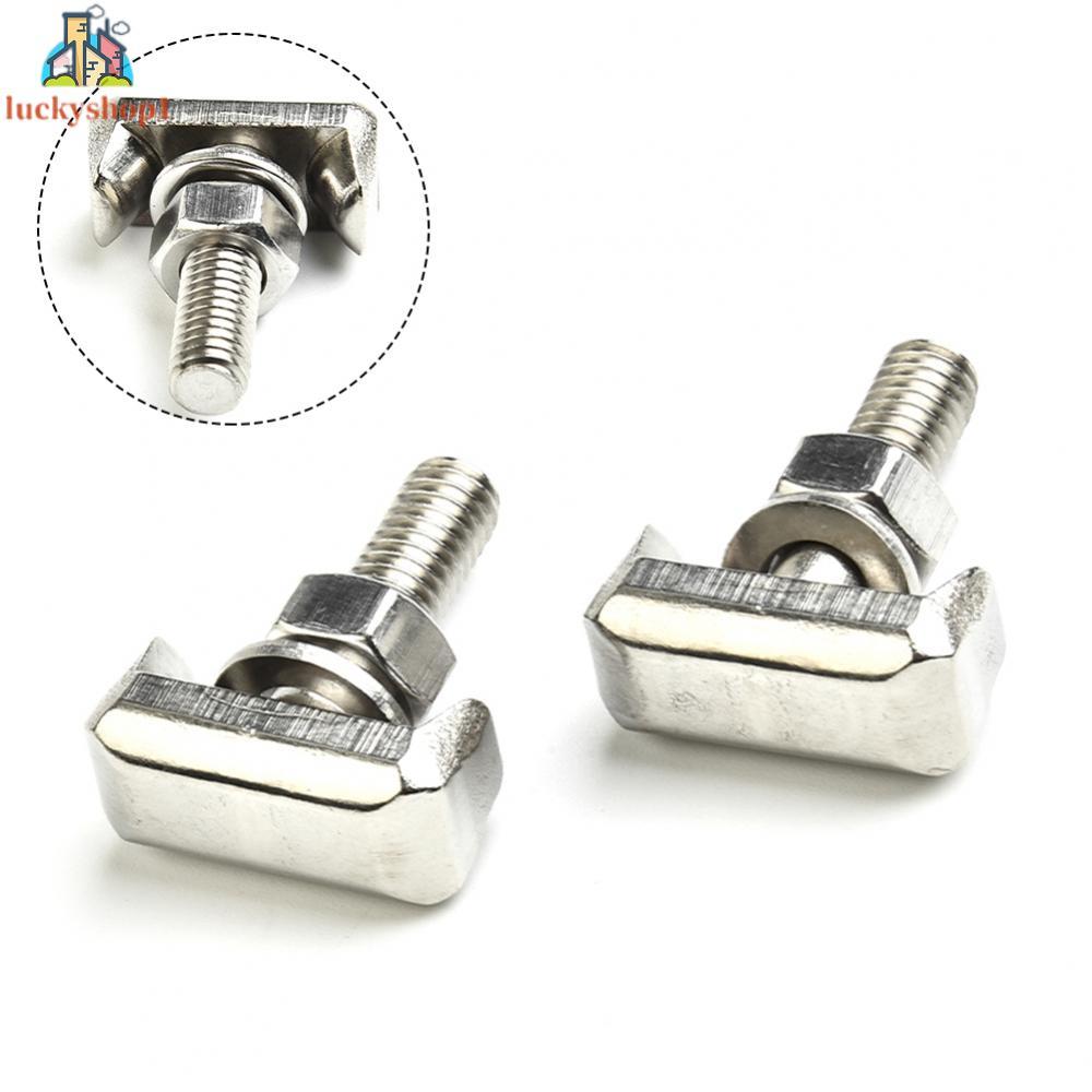 ขั้วแบตเตอรี่ T-bolt สําหรับ Cadillac 2014-07 M6 X 2 มม.ชุดสแตนเลส