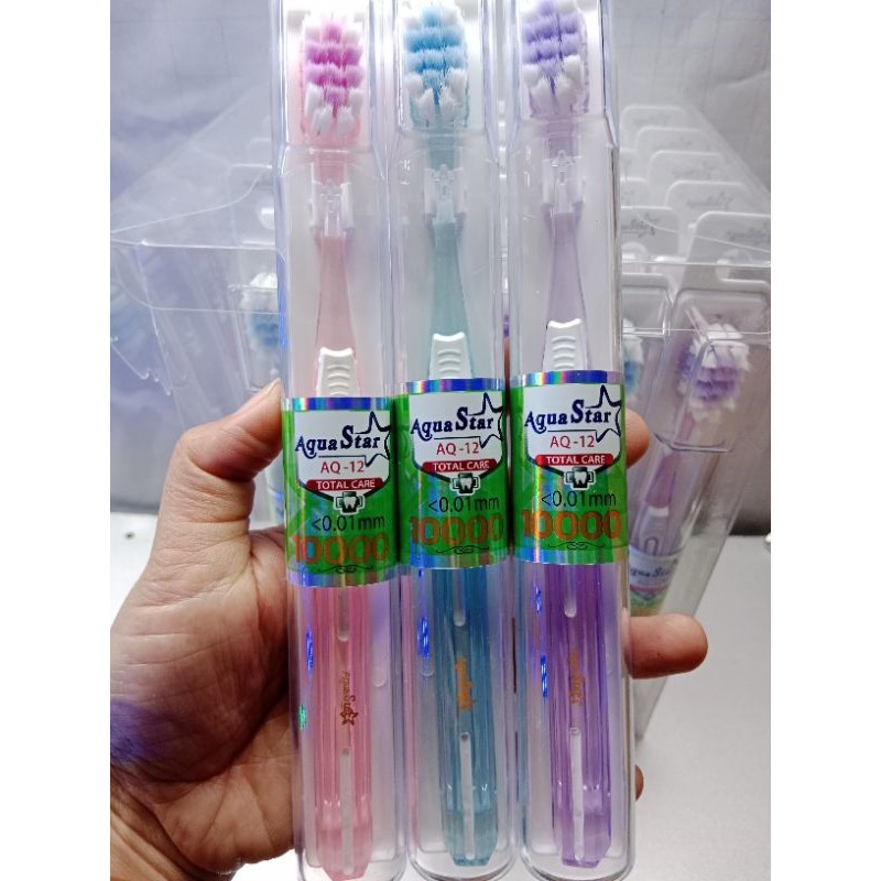 [Combo of 3]แปรงสีฟัน Aqua Star AQ-12 ช่วยลดความไว KL Store BD