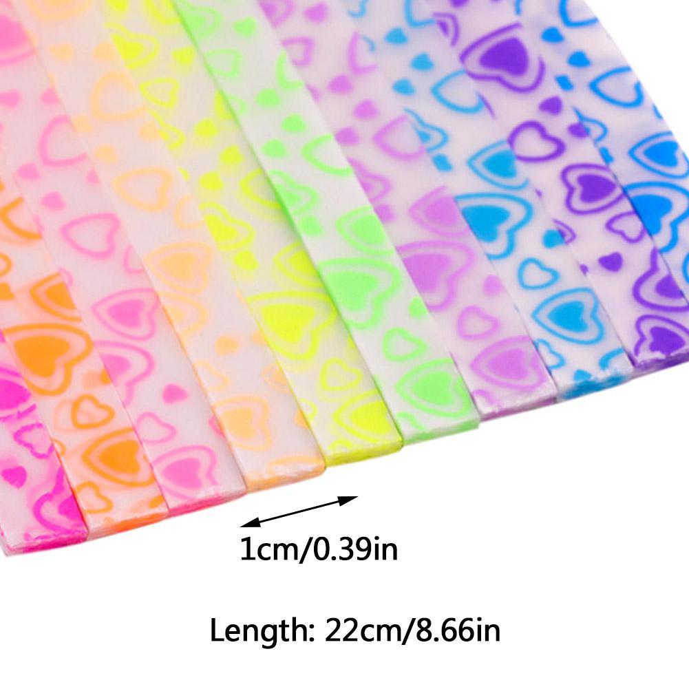 10 สี 210 แผ่น Noctilucent Star Origami Star กระดาษ Star Strips Lucky Diy Handmade Origami J9z2