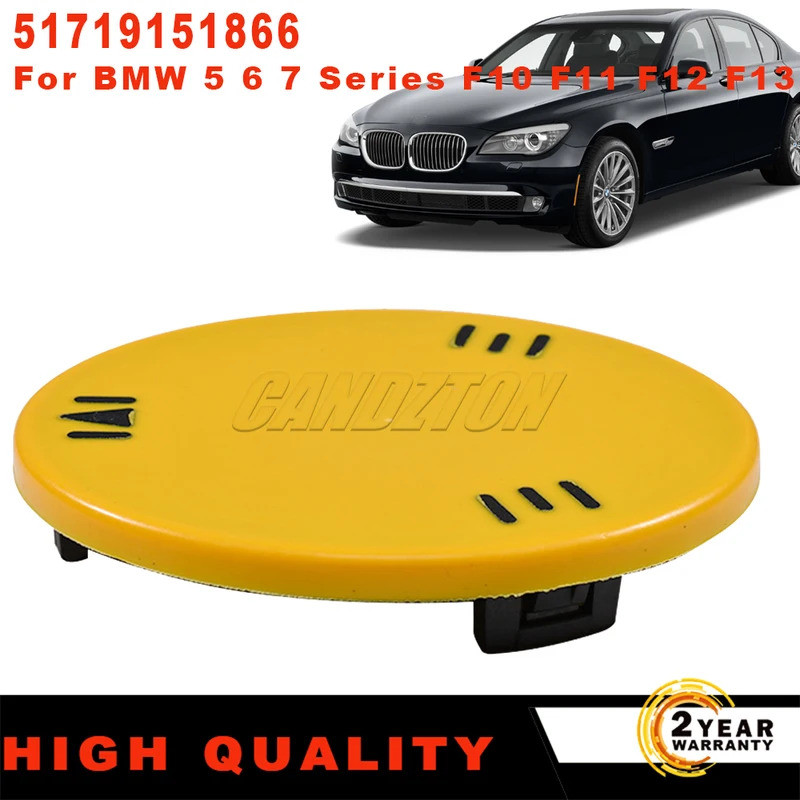 สําหรับ BMW 5 6 7 Series F10 F11 F12 F13 ใหม่ด้านหน้าพวงมาลัยคอลัมน์หมวกสีเหลือง Grommet 9151866 517