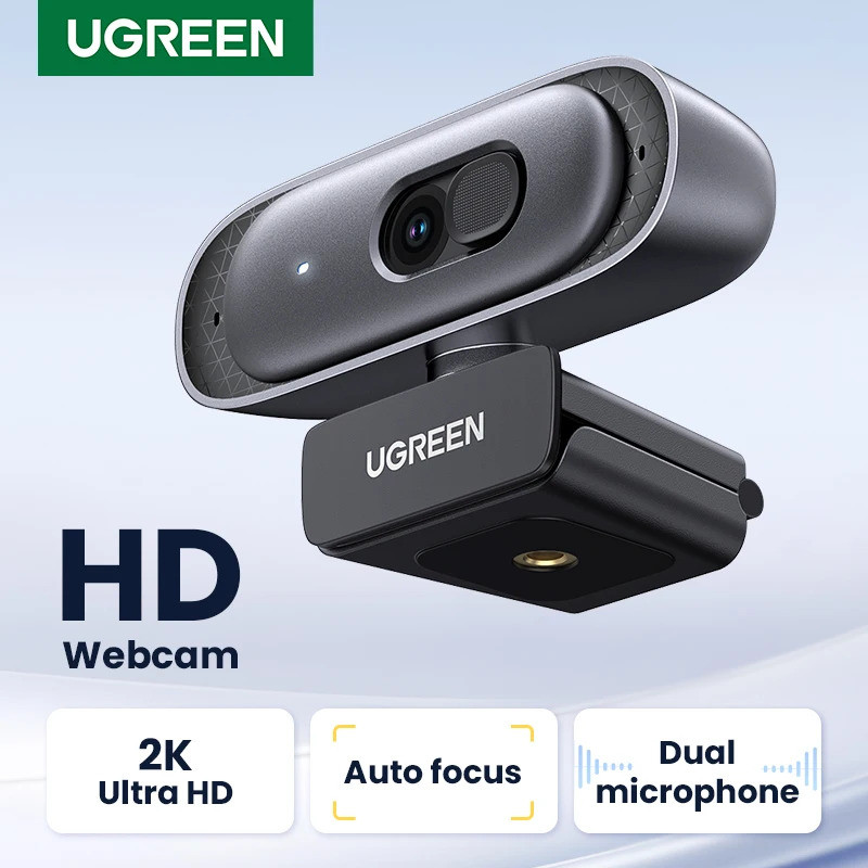 UGREEN RUUGREEN USB 2K HD Mini สําหรับ WebDual ไมโครโฟนสําหรับ Youtube Zoom Video Calling 2K USB Y