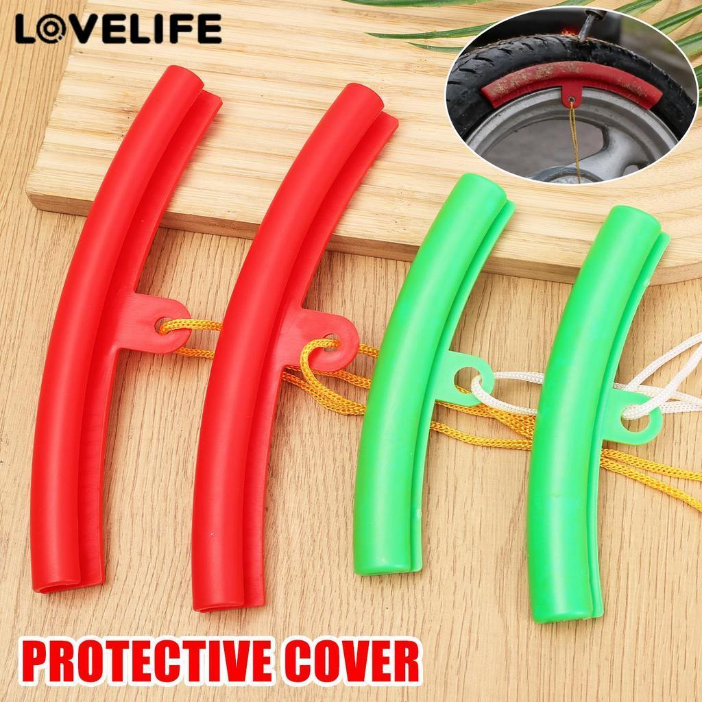 [AUTO&3C]Rim Protector สําหรับ Curb Rash Prevention | การ์ดล้อยูรีเทน2ขนาดสีแดงและสีเขียวโล่กองถนนติดตั้งง่าย