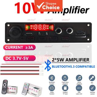 บอร์ดขยายเสียงบลูทูธ 5.3 ระดับมืออาชีพ 10ว แบบพกพาพร้อม ยูเอ…