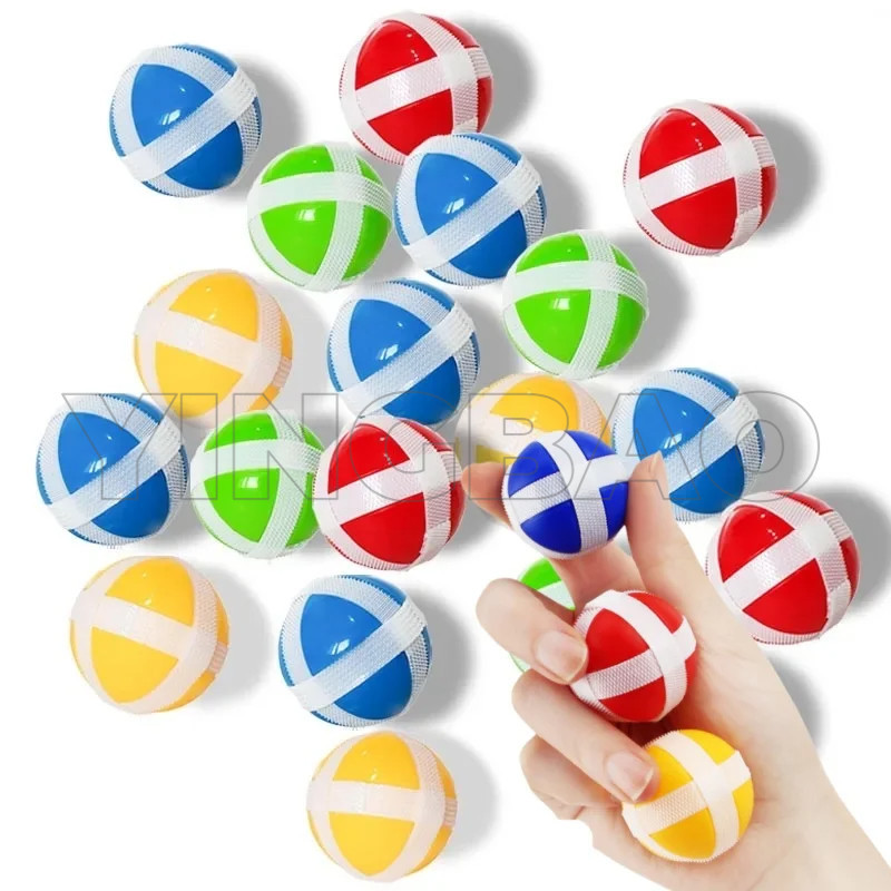 6/12/24PCS Kids Sucker Sticky Ball Set - Outdoor Throw And Catch Game Parent-Child Interactive Sports Play ของเล่นเด็ก