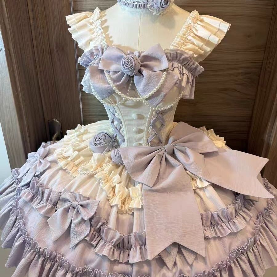 Lolita Dress lolita jsk Dress Dress Dress Dress Dress ชุดเจ้าหญิง lolita yy261.2-260