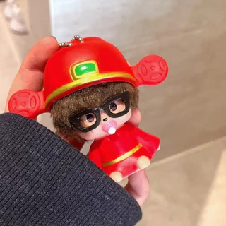 การ์ตูนน่ารักมอนชิจิไวนิลพวงกุญแจมัลติฟังก์ชั่กระเป๋าเสน่ห์รถแขวนเครื่องประดับสําหรับเพื่อนเด็กของขวัญวันวาเลนไทน์