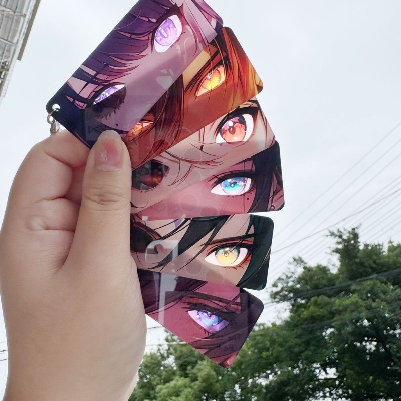 Genshin Impact อะนิเมะ Hàng hóa พวงกุญแจ Raiden Shogun Yae Miko พวงกุญแจ