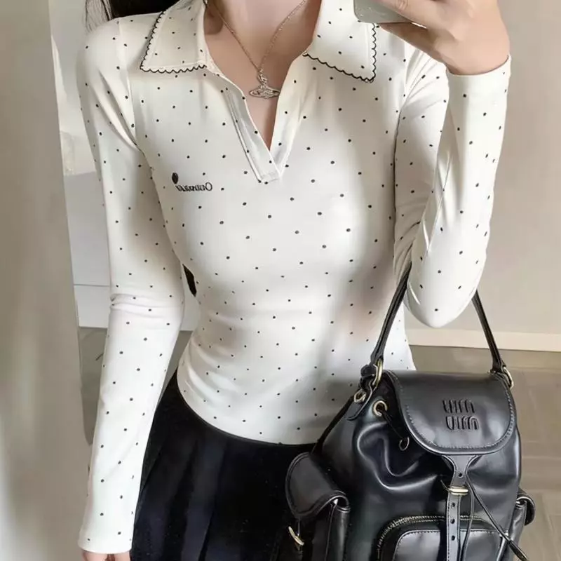 Anata เสื้อสตรีสไตล์วินเทจอเมริกัน เนื้อผ้าบางเบา ตัดเย็บพอดีตัว ช่วยเสริมสรีระ เหมาะสำหรับสไตล์หวานร้อน thumbnail 7