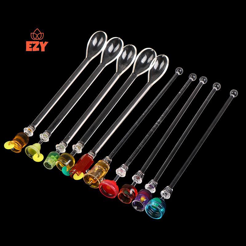 EZY Cotail Stirrer เครื่องดื่มผสม Sti ชุดอะคริลิค Cotail Mixer Bar อุปกรณ์ Swizzle Stirrer ใหม่