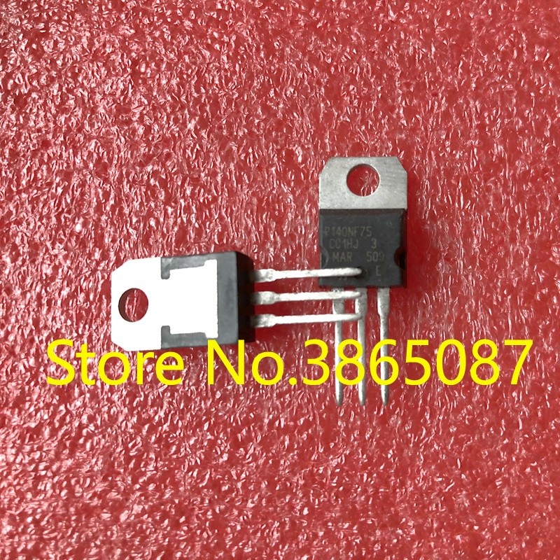 P140NF75 STP140NF75 140NF75 TO-220 POWER MOSFET ทรานซิสเตอร์ MOSFET หลอด 50 ชิ้น/ล็อตต้นฉบับใหม่