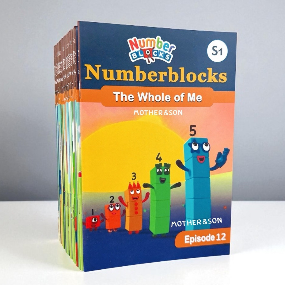 ชุดหนังสือนิทานภาษาอังกฤษ  Numberblocks S1,S2 ชุด 30 เล่ม