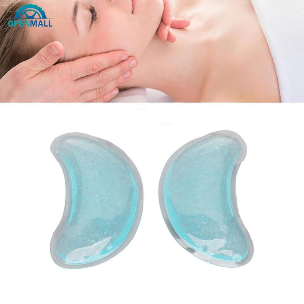 OPENMALL 2pcs Hot Cold Compress Gel Eye Pads Reusable Gel Eye Bag Patch Cooling Gel Eye Patch Gel Ey