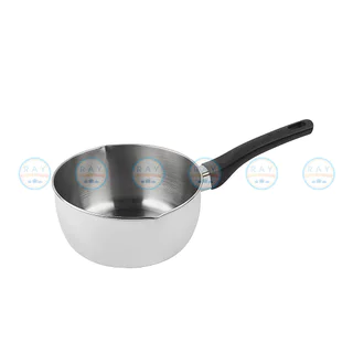 Seagull หม้อด้ามญี่ปุ่น 18 ซม.แถมทัพพี นกนางนวล 100385018 หม้อด้ามสแตนเลส หม้อปากเท