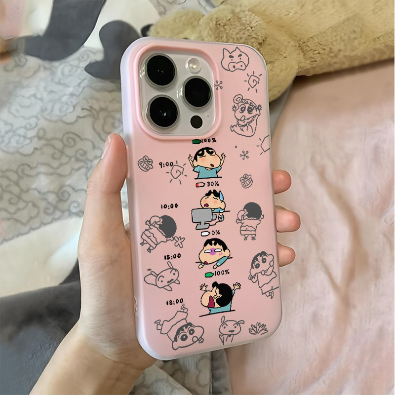 💐poppa💐เคสโทรศัพท์มือถือ ดูดีเรียบง่ายลายน่ารัก เหมาะสำหรับ เคสไอโฟน iphone 17 16 15 Pro 11 12 13 14PRO 16 15 14 PLUS
