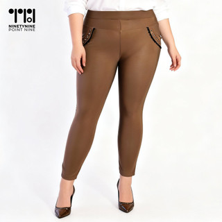 99.9 High Waist Stretchable Straight Pants for Women (2XL-3XL) [SF-0182/SF-0183/SF-0184/SF-0185]