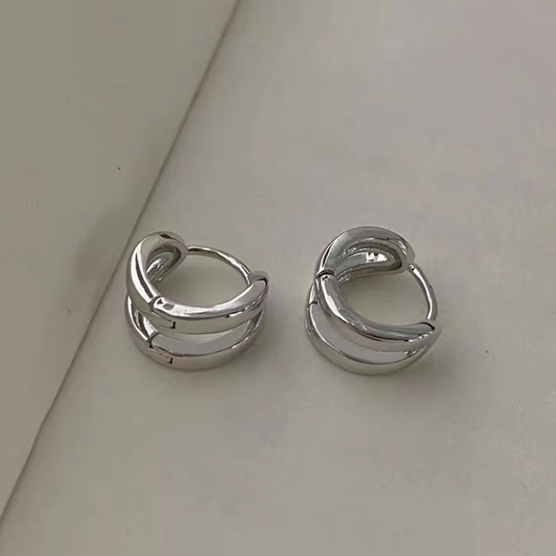 ต่างหูสไตล์คูลและเอกลักษณ์เฉพาะตัว สองชั้น อารมณ์หรูหรา จาก Niche Design P0W8