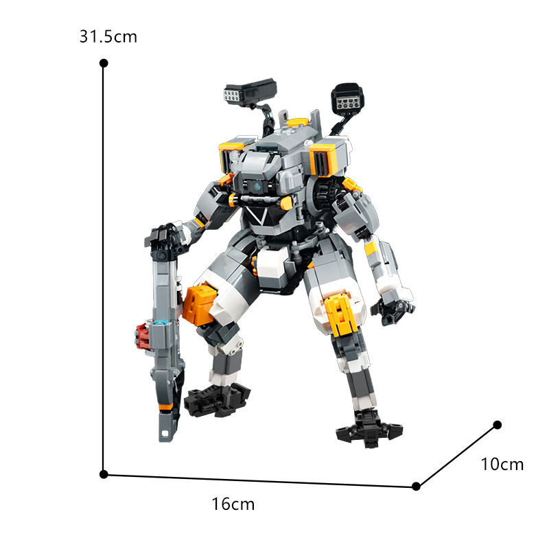 Moc Titan Meteorite 2 Titan Ion Scorch Pioneer Mecha BT7274 Building Block Assembly 6 ของเล่นเด็ก 8 