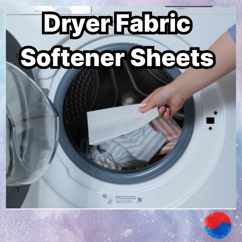 Pigeon Dryer Fabric Softener Sheets, 25 Sheets (Ice Flower Scent)