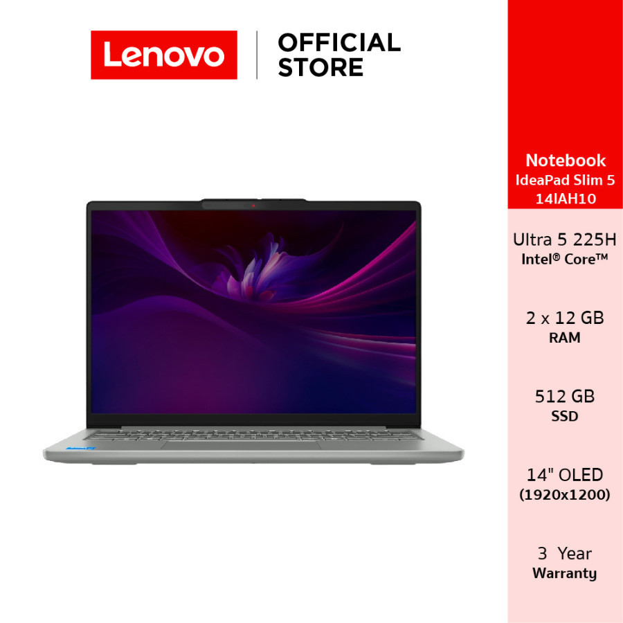 Lenovo Ideapad Slim 5 14IAH10(83NC0019TA)Notebook Intel Core Ultra 5 225H 24GB SSD 512GB 14" OLED