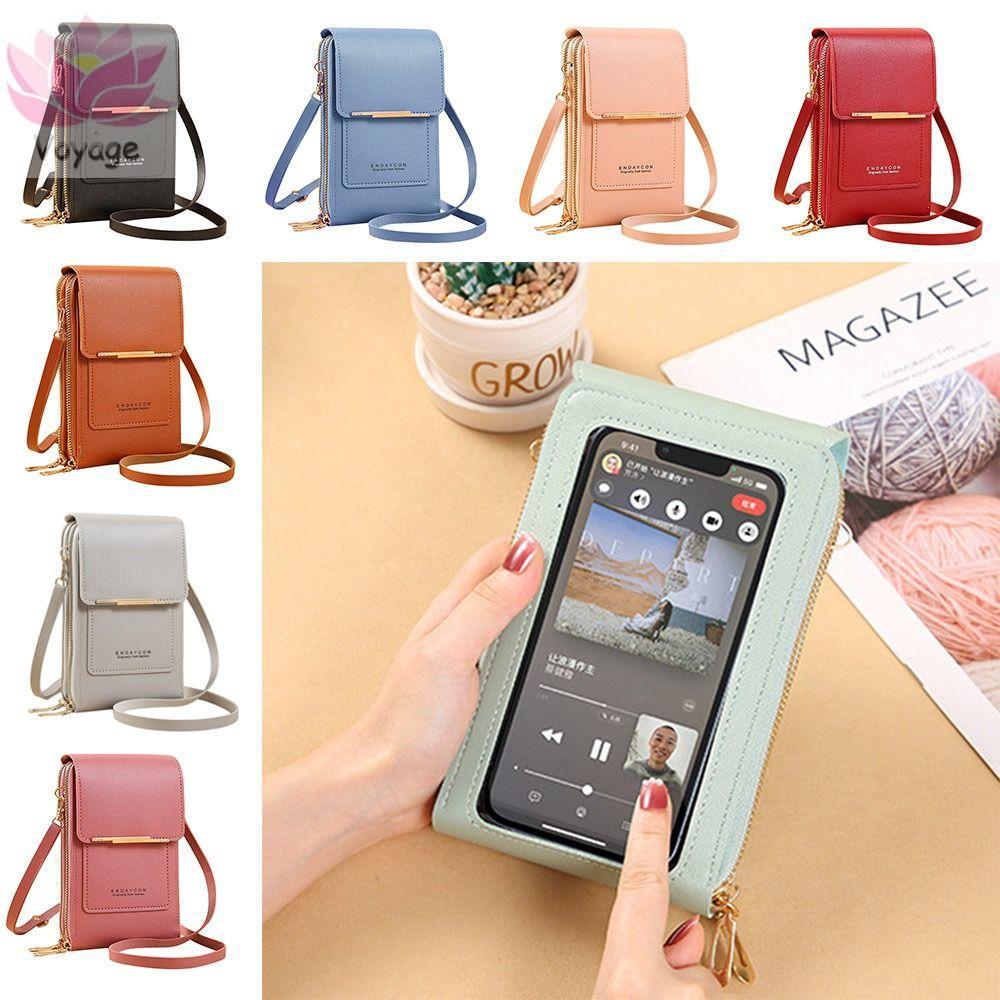 VOYAGE RFID กระเป๋ากันขโมย RFID สมาร์ทโฟนกระเป๋าสะพายข้าง