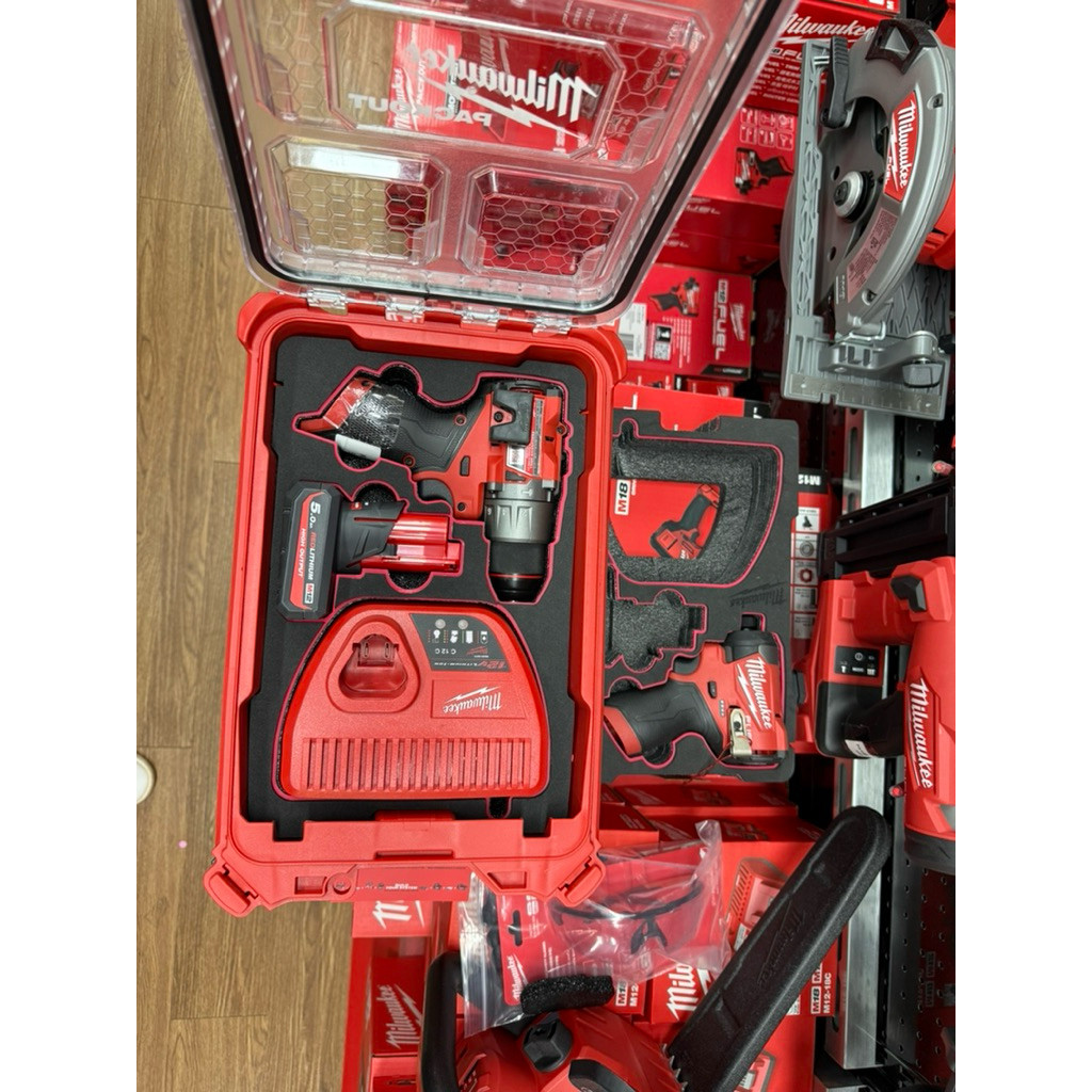 Milwaukee กล่อง ใส่  สว่าน M12 FPD2 (เฉพาะไม่รวมเครื่องมือ)