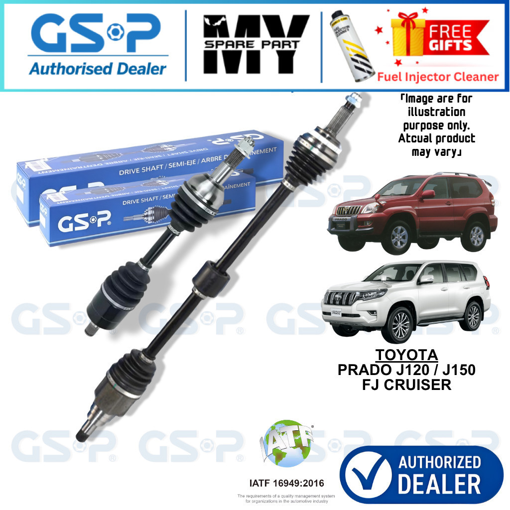 - - GSP DRIVE SHAFT สําหรับ TOYOTA PRADO J120 / J150 FJ CRUISER (AUTO/MANUAL)