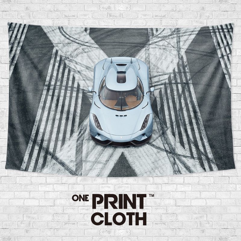 Koenigsegg Regera Koenigsegg Ghost Supercar Merchandise ภาพวาดตกแต่งพื้นหลังผ้าโปสเตอร์แขวนผ้า C
