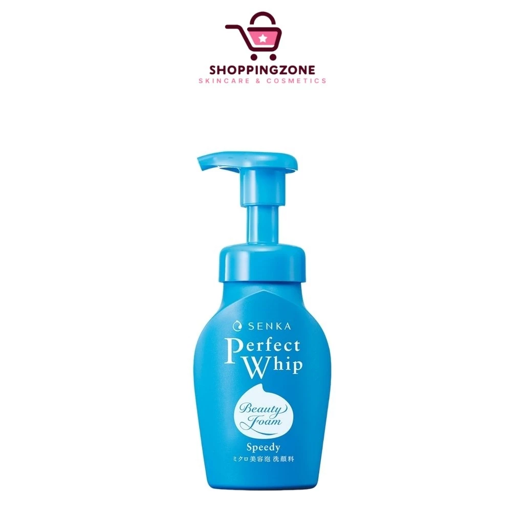 Senka Perfect Whip Speedy เซนกะ เพอร์เฟ็ค วิป สปีดี้ [150 ml.] วิปโฟมล้างหน้าแบบหัวปั๊ม