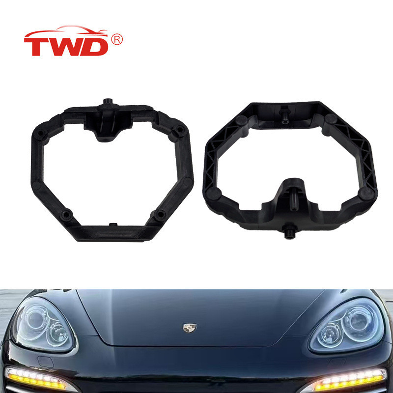 เหมาะสําหรับ 2015 Lingdu Movable Lingdu GTS ไฟหน้ารถเลนส์ดัดแปลงวงเล็บพลาสติกโรงงานพร้อมสต็อก