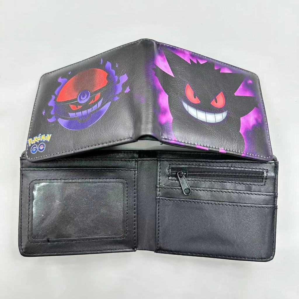 PX0Y กระเป๋าสตางค์ผู้ชาย Pokemon Pokemon Gengar Wallet