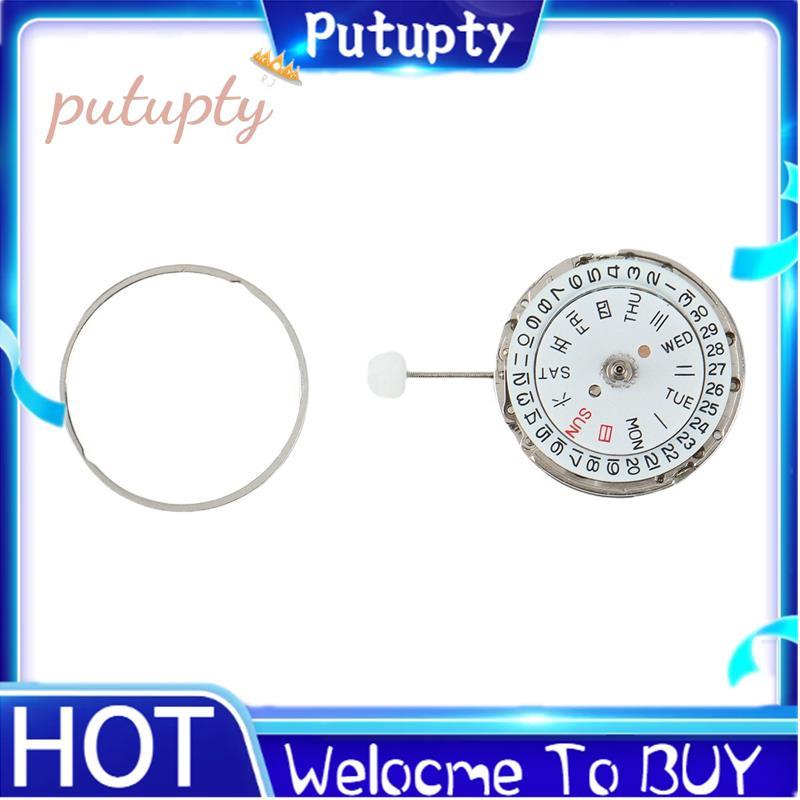 Miyota 8205 การเคลื่อนไหวนาฬิกาอัตโนมัติ 3 มือวันที่/วันปฏิทินคู่