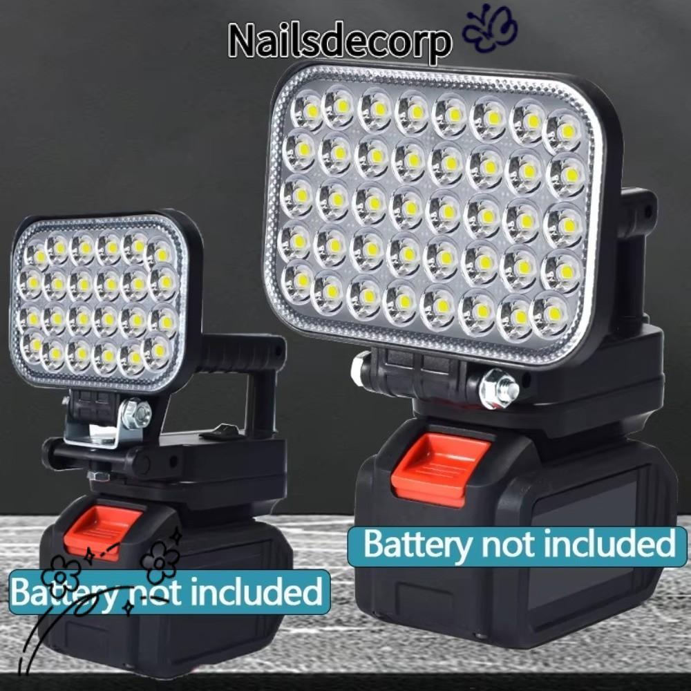 NAILS โคมไฟ LED กันน้ำ พร้อมแบตเตอรี่ลิเธียม หลากหลายขนาด 3/4/5/8 นิ้ว ส่องสว่างสูง พกพาสะดวก เหมาะส