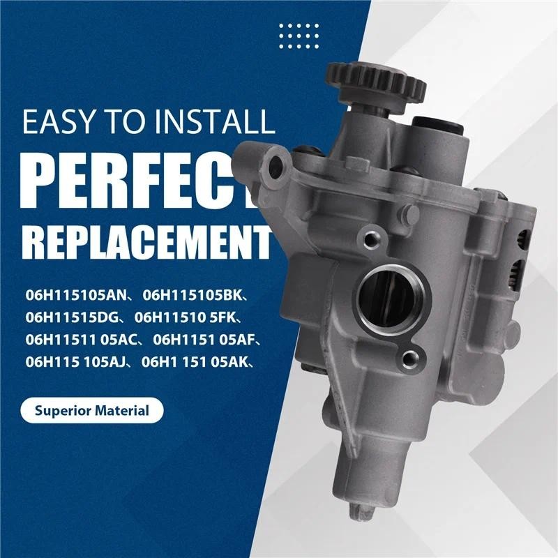 ABLZ-Engine Oil Pump EA888 ปั๊มน้ํามันปั๊มน้ํามันสําหรับ VW Golf GTI Passat 06H115105AQ การใช้ปั๊มสํ