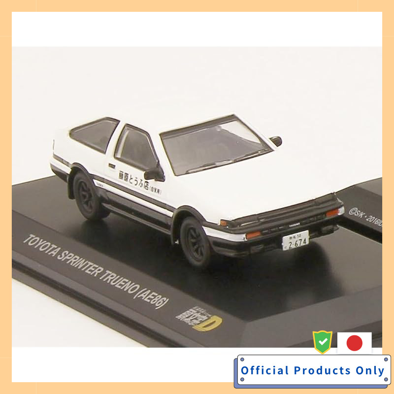 Kyosho Original 1/64 Initial D Toyota Sprinter Trueno (AE86) Completed Model