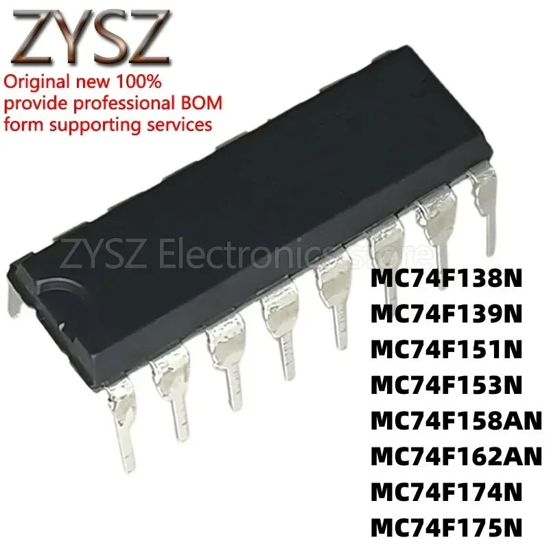 5PCS MC74F138N 74F139N F151 F153 F158 F162 F174 F175AN DIP16 ชิป ic