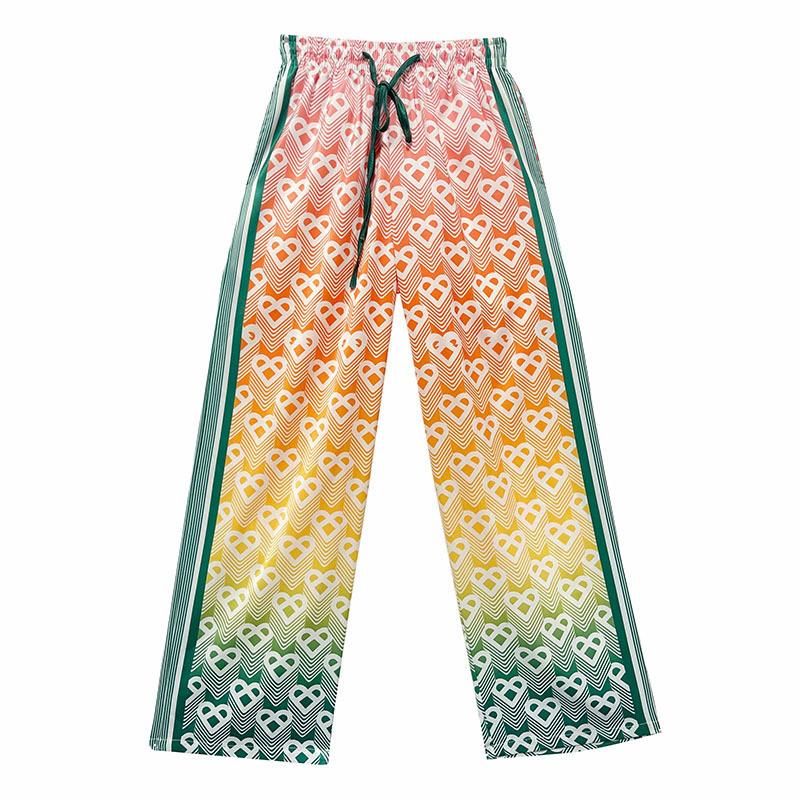 KTVU CASABLANC* Multifunctional Sicilian-style Hawaiian casual pants