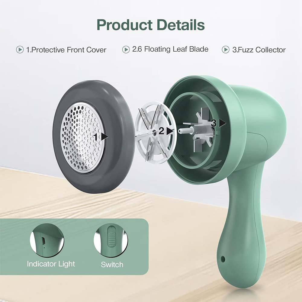 Lint Remover Fabric Shaver Electric USB Powered Cord Sweater Shaver Remove Lints Balls Pills for Clo