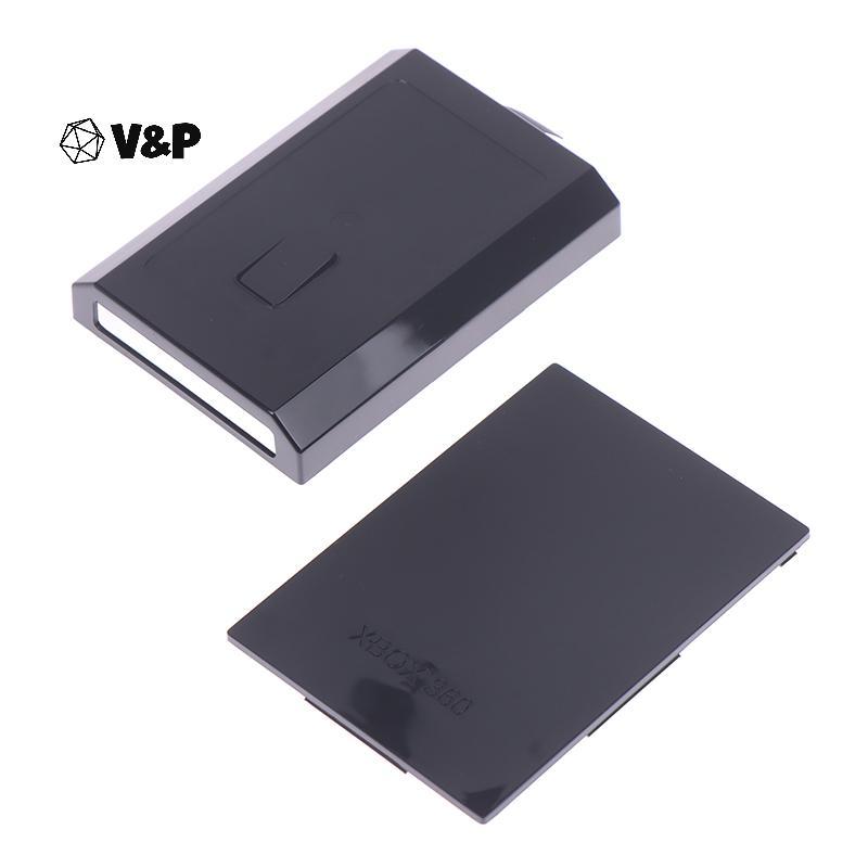 V&P สําหรับ Xbox 360 Slim ฮาร์ดดิสก์ภายใน HDD เคสใสสีน้ําเงิน