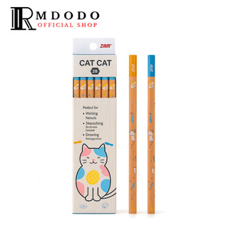 Rmdodo - Pensil 2B [1 Pack - 12 Pcs] / Pensil ZRM Cat Cat / Pensil Kayu ZP-91