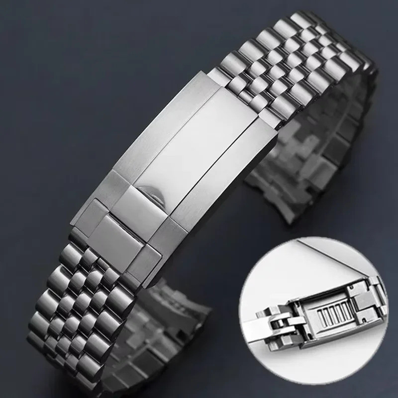 Jubilee 904 สายนาฬิกาสําหรับ Rolex Sub GMT Yacht Daytona สายผู้ชายหรูหรานาฬิกาโซ่ Mod อะไหล่อุปกรณ์เ