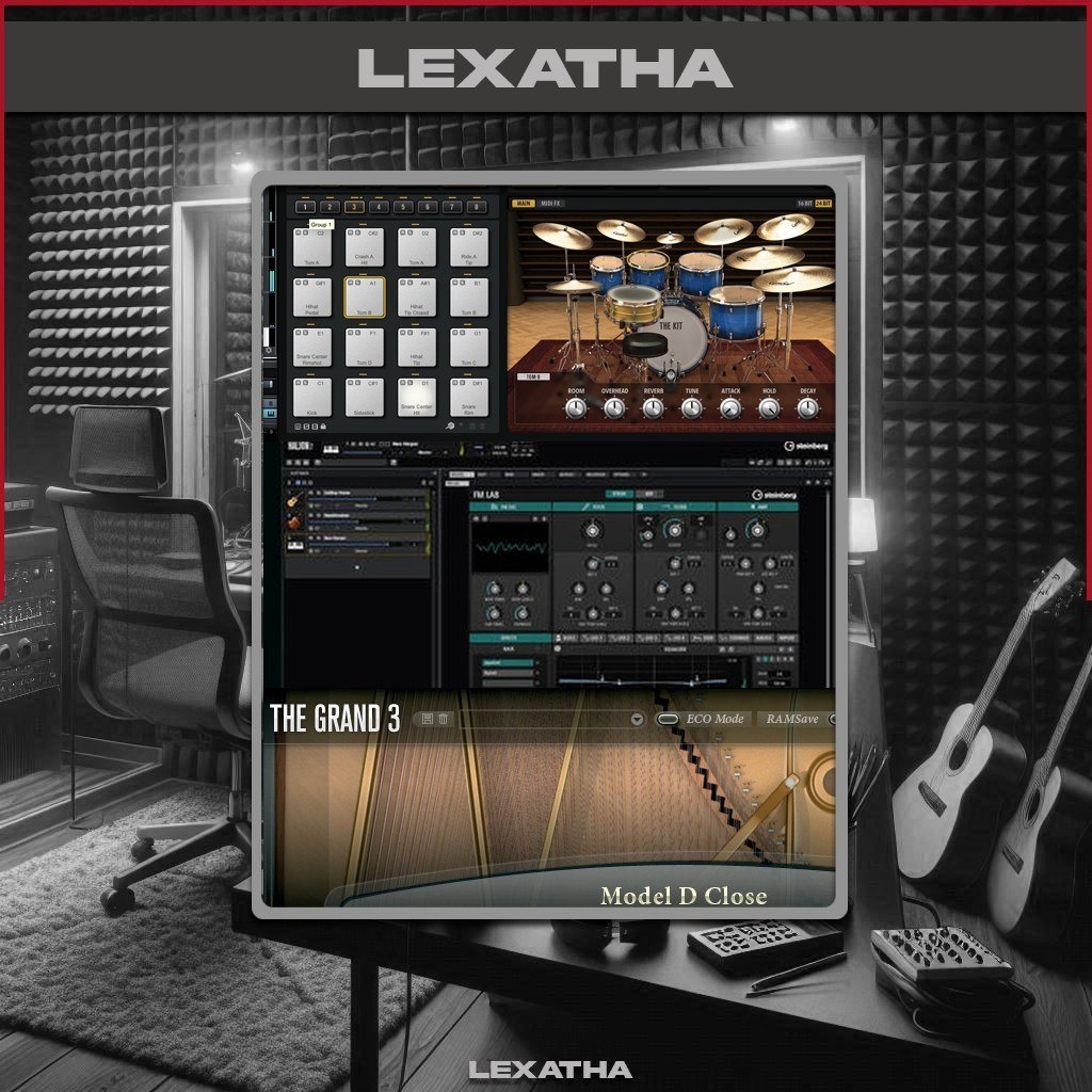 CUBASE SOUNDPACK - Halion 7 + Groove Agent 5 + The Grand 3 + Padshop