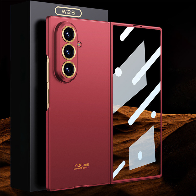 สําหรับเคสโทรศัพท์ Samsung Galaxy Z Fold 7 Fold 7 ฟิล์มเคสในตัวเปลือกป้องกันการตกบางเฉียบ