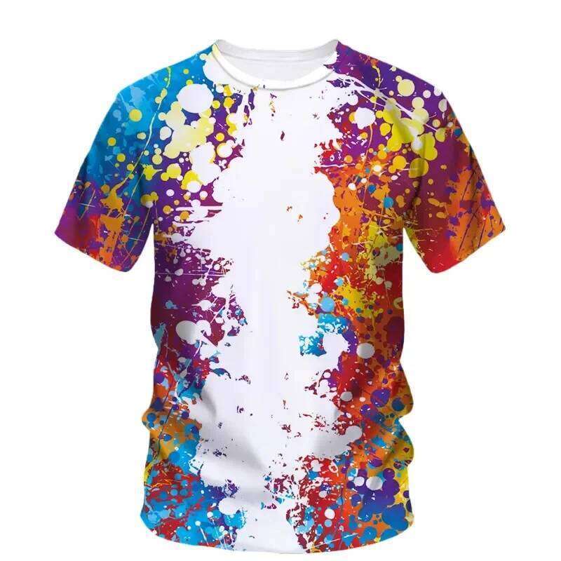 ฟรีการปรับแต่งกีฬา Jersey ฮาโลวีนเสื้อยืดสยองขวัญ Bloody 3D พิมพ์ผู้ชายผู้หญิง O-คอแขนสั้นเสื้อยืดขน