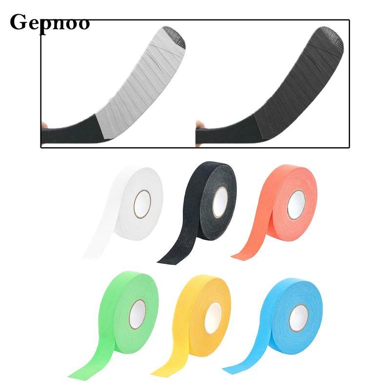 Gepnoo Ice Hockey Cloth Tape 27Yards Wear Resistance Hockey Tape for Ping Pong Racket Baseball Train