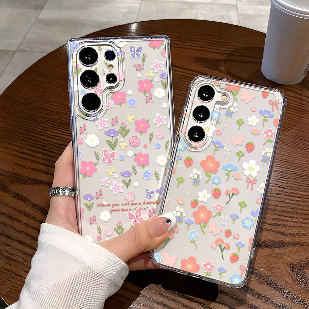 เคสโทรศัพท์กันกระแทกแบบใส For Samsung A57 A56 A07 A17 A37 A05S A55 A26 A06 A36 A50 A35 A25 A72 A22 A73 A15 S25 S26 Ultra