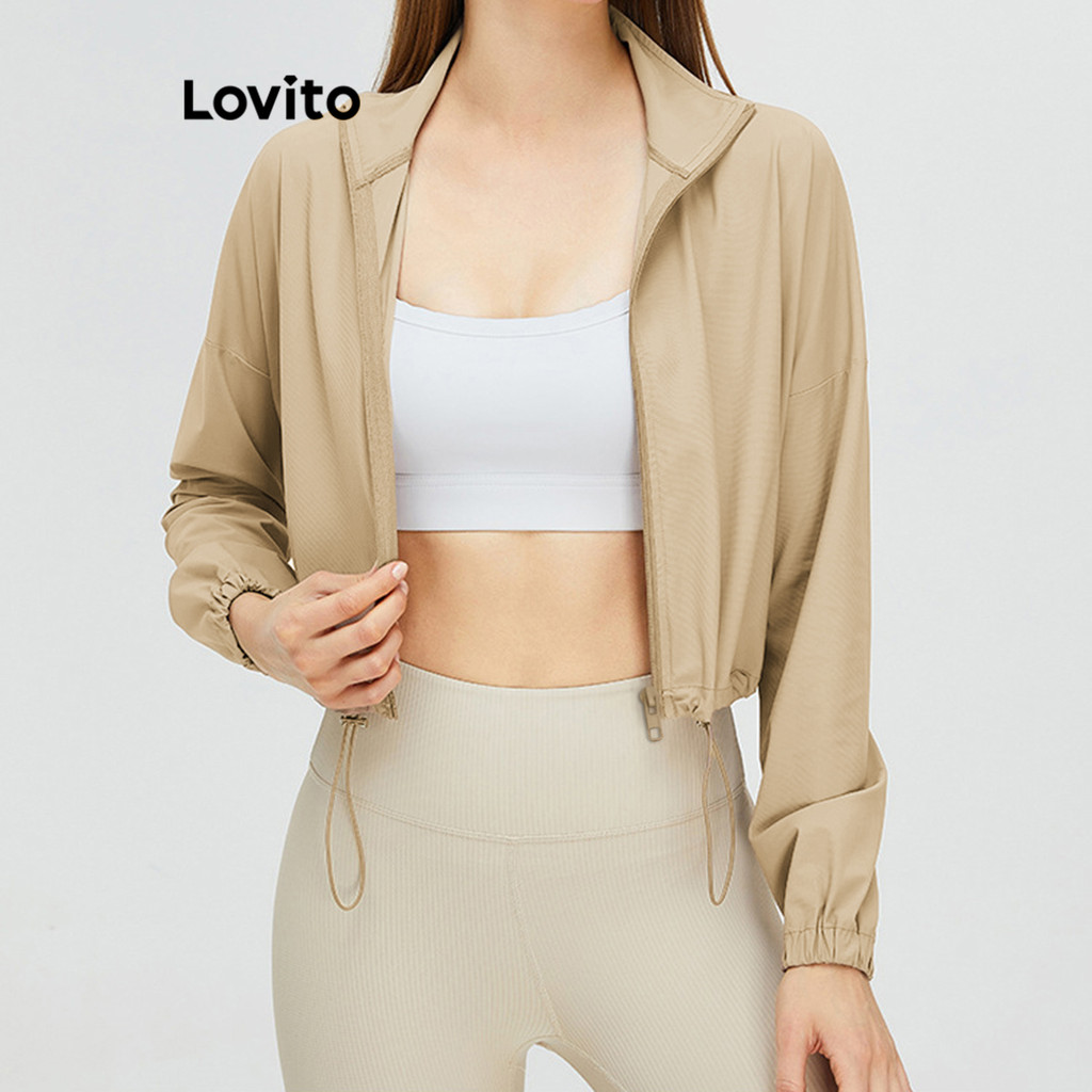 Lovito جاكيت رياضي نسائي كاجوال LNL56271 — صورة 4