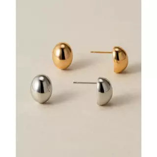 ✨LULU✨ Nari 925 needle (ML-070) ต่างหู ก้านเงิน(S925)